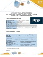 Guía de Actividades y Rubrica de Evaluación - Fase 3 - Exploración Instrumental