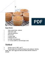 Basic Cupcake: Method