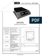 1 Zone Counter Top - GLN 3000: Made in France Ready To Install Technical Data / Ref: Adv1697