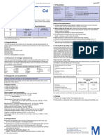 Cadmium Test: 7. Procedure Spectroquant