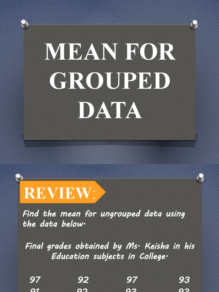 Measures For Grouped | PDF | Mode (Statistics) | Median