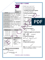 Formulario Tema N°01-Álgebra PDF
