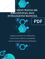 Pemecahan Masalah Kreativitas Dan Intelegensi Manusia