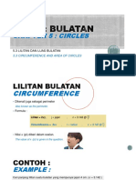 5.3. Lilitan Dan Luas Bulatan (Circumference and Area of Circles)