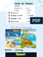 Revision on Nouns and Seasons