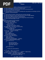 EXERCISE 1: What Is The Result From The Array? Program | PDF | Array ...