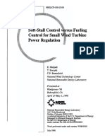 Soft-Stall Control Control For Small Power Regulation Furling D Turbine
