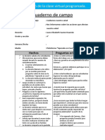 Cuaderno de Campo para El Monitoreo de Docentes