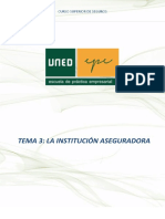 Tema 3. La Institución Aseguradora