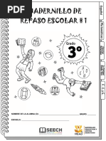 3o Grado, Cuaderno de Vacaciones