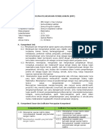 RPP Matematika Operasi Matriks