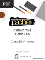 Padhle - Cheat The Formula - Physics Formulas