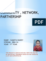 Community, Network, Partnership