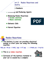 Unit 5 - Part 2: Redox Reactions and Electrochemistry