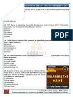 Formatted General Awareness Practice Set For NABARD Office Attendant Mains 2020 PDF