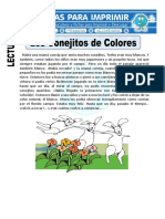 Ficha de Los Conejitos de Colores para Primaria