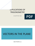 Applications of Trigonometry: Chapter Six