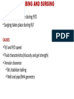 Swabbing Takes Place During P/O - Surging Takes Place During R/I