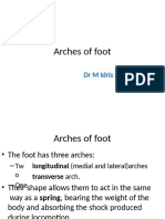 Arches of Foot: DR M Idris Siddiqui