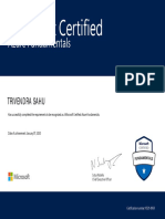 Azure Fundamentals: Microsoft Certified