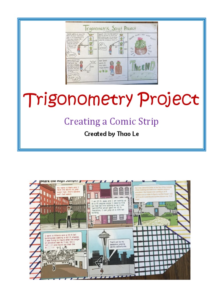 Trigonometry Project: Creating A Comic Strip | PDF | Trigonometry ...