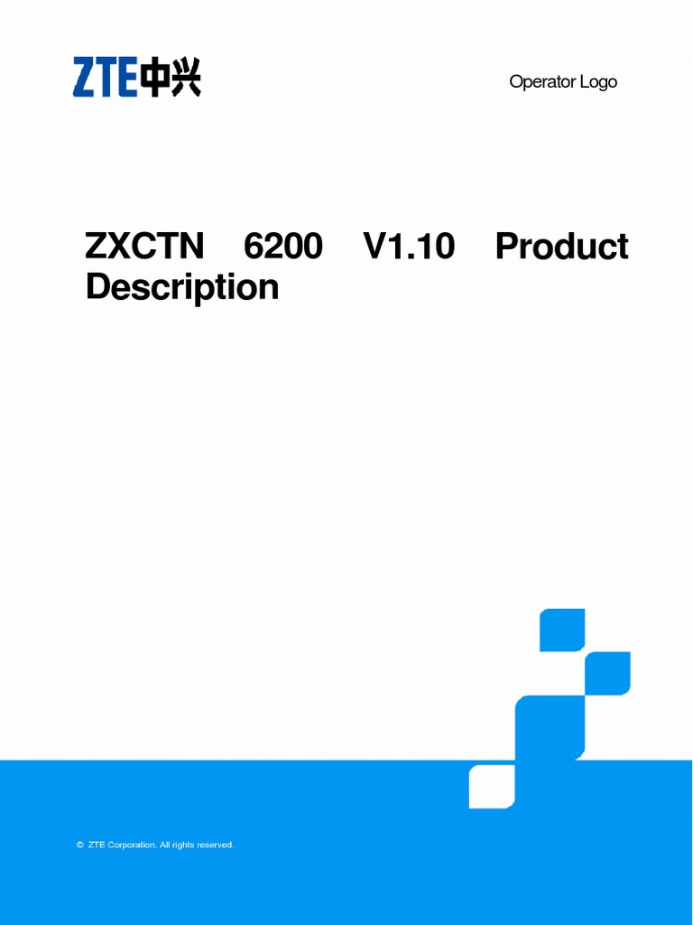 Manual ZTE ZXCTN-6200-V11 20090825 EN V1 | PDF | Quality Of Service ...