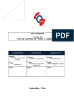 Plan de Control de Fatiga y Somnolencia