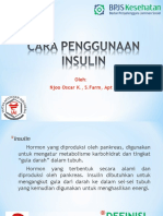 Penggunan  Obat Insulin