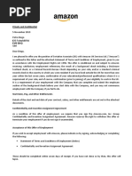 Contract de munca UK amazon