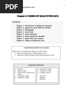 Coding of Qualitative Data