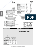 Rotary Actuators Rr-56 Flange Output Series Base Unit: RR-56 See Next Page