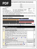 FEM Design Verification Checklist For ADAPT-Builder 2016 (Summary)