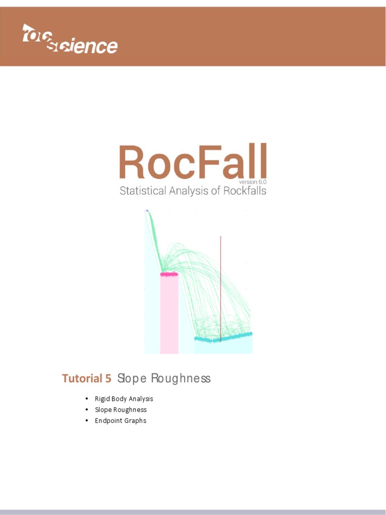 Slope Roughness in RocFall Tutorial | PDF | Surface Roughness ...