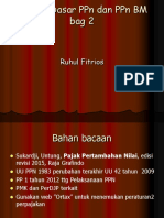 Konsep Dasar PPN Dan PPNBM Bagian II