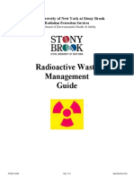 Radioactive Waste Management Guide: State University of New York at Stony Brook