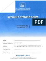 BO Account Opening Form