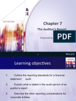 The Auditor's Report: Prepared by DR Phil Saj