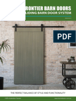 Hume Doors Frontier Barn Door Systems