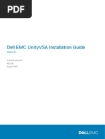 Dell Emc Unityvsa Installation Guide: P/N 302-002-561 Rev 06 August 2019