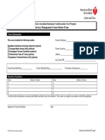 Airway Management Course Roster Form: American Heart Association Emergency Cardiovascular Care Program