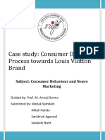 Consumer Decision Process towards Louis Vuitton Brand