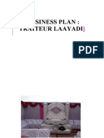 Canevas de Business Plan Traiteur Laayadi