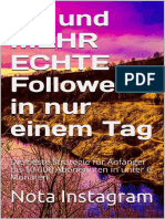 50 und MEHR ECHTE Follower in nur einem Tag – Die beste Strategie für Anfänger bis 10 000 Abonennten in unter 6 Monaten (Instagram Marketing) (German _nodrm.pdf