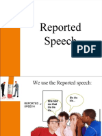 Grammar Study:: Reported Speech