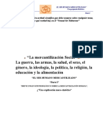 La Mercantilización Social del ser humano