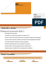 Arck Systems Case: Balanced Scorecard Slide 1