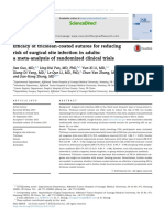 Efficacy of Triclosan-Coated Sutures For Reducing Risk of Surgical Site Infection in Adults: A Meta-Analysis of Randomized Clinical Trials