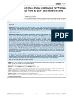 PMed 2013 Razak (Subramanian) - Change in BMI Distribution For Women DHS PDF