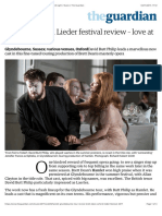Review - Oxford Lieder Festival 2017, The Guardian