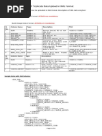 EXP Triplicate Data Upload in XML Format